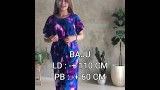 SETELAN TIEDYE   NEW TIEDYE LENGAN PENDEK