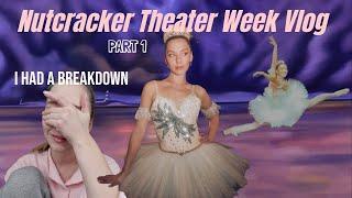 Nutcracker Theater Week Vlog part 1  SNOW QUEEN