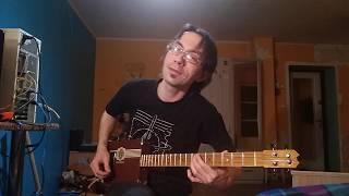 Play Guns N' Roses Don't Cry Solo on Cigarbox Guitar 4 string.