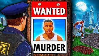 Who did Franklin KILL in GTA 5 to be MOST WANTED by the Cops?