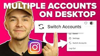 How to Login to Multiple Accounts on Instagram Desktop - NEW FEATURE