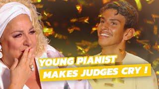 EMOTIONAL AUDITION! young piano prodigy makes the Judges CRY and gets the GOLDEN BUZZER – FGT 2022