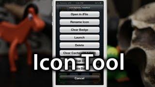 [Cydia Tweaks] Icon Tool - Rename Apps, Backup Data, Clear Badges And More