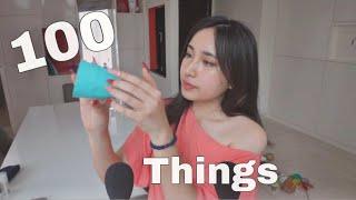 ASMR fast tapping on 100 more things..