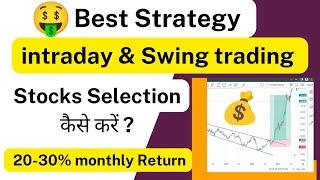 Best intraday and Swing trading strategy