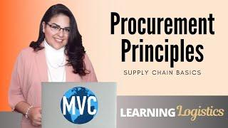 Procurement Principles (Supply Chain Basics)