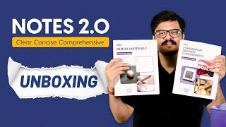 DBMCI MDS Notes 2.0 unboxing by Dr. Aishvarya Kaushik | Cons. Endo & Dental Materials | DBMCI MDS