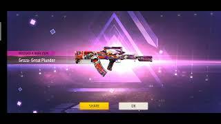 claim new groza gun  skin only  free fire max !!?Rathore gaming