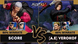 KOFXV⭐SCORE (O.Yashiro/Chizuru/Heidern) vs A.E VEROKOF (Duo Lon/Yamazaki/Isla)⭐Ranked Match - 07/03