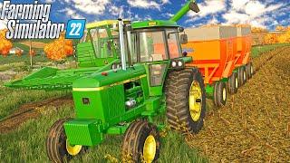 Corn Harvest In The 80's || Farming Simulator 22