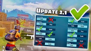 Best Settings & Sensitivity to Improve Headshots and Hip-Fire New Update 2.1  | PUBG MOBILE / BGMI