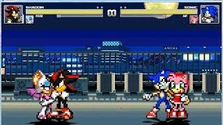 MUGEN SHADOW AND ROUGE VS SONIC AND AMY PART 3-3