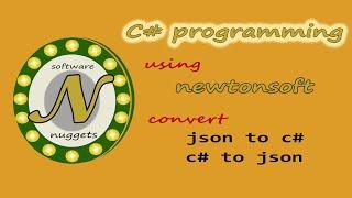 How to convert c# object to json, and json to c# object.  Read and write C# Object/Json.