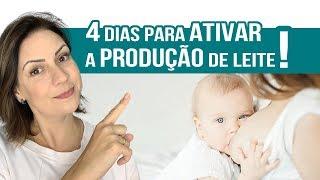 É possível ativar a produção do leite materno em 4 dias??? Participe da 2ª Jornada da Amamentação