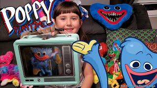 NEW Poppy Playtime Exclusive 2023 Lunch Box Bundle with Huggy Wuggy Plush Toy Unboxing Video 4K