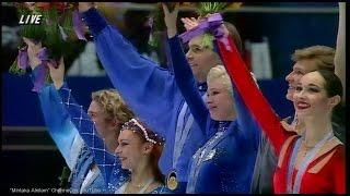 [HD] Ice Dancing Medal Ceremony - 1998 Nagano Olympics - Grishuk, Platov, Krylova, Ovsyannikov..