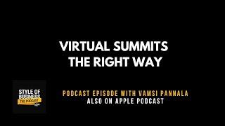 Epi 140: Virtual Summits The Right Way with Vami Pannala of Impact Marketing Summit