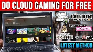 How to do Cloud Gaming in computer or laptop 2023Play Any Games in your low end computer or laptop