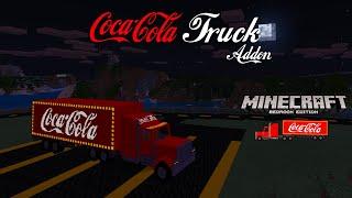 Coca Cola Truck Addon Trailer | Minecraft Bedrock Addon