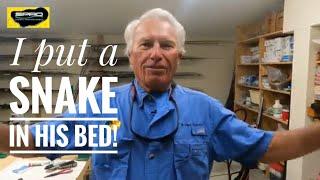 I put a Snake in his bed!! A practical joke on Bill Dance!