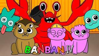 Cute Garten of Banban 4 jumpscare Animation -ADMIRAL KRUST ,  DOOM DOOM (Garten of Banban Animation)