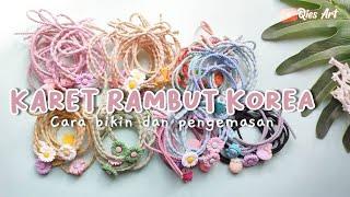 2 Cara Membuat Karet Rambut Korea || Hair Tie || Gelang Korea