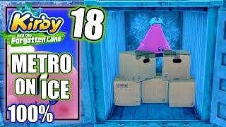 Kirby and the Forgotten World - Metro on Ice - All Waddle Dees 100% Gameplay Walkthrough Part 18