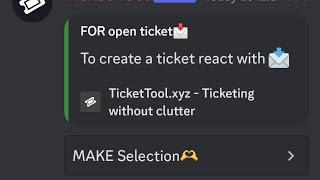 How to make ticket server(+Special ticket with options)