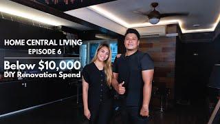 Below $10K, 1 Year DIY Renovation - 5 RM BTO | Home Central Living Ep.06