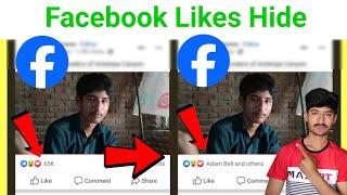 how to hide likes on facebook