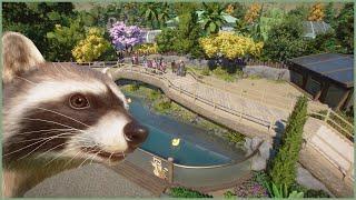 Raccoon habitat | Fjevær Zoo | Planet Zoo | speedbuild
