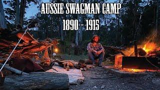 Traditional Australian Swagman Camping