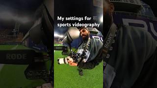 The settings I use to film HYPE sports videos #videography #camera #sportsvideography