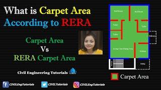 What is Carpet Area according to RERA | Carpet Area Vs RERA Carpet Area