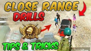 Close Range Drills | Tips and Tricks - PUBG MOBILE Guide/Tutorial #4 (Jiggle, Dropshot & more)