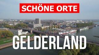 Reise in die Provinz Gelderland, Niederlande | Urlaub, Orte, Touren, Landschaften | Drohne 4k Video