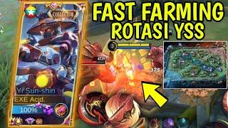 NEW FAST FARMING ROTASI TOP GLOBAL YSS IN RANK MYTICAL GLORY | GAMEPLAY TOP GLOBAL YSS USE PASSIVE