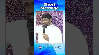 PASTOR.NAVEEN LAZARAS GARU || SHORT MESSAGE || 03-04-2024 || #teluguchristian #dailybible #shorts