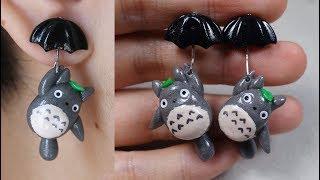 Totoro Earrings Polymer Clay Tutorial | My Neighbor Totoro