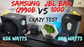 JBL BAR 1000 VS Samsung Q990B - CRAZY Sound Battle at MAXX VOLUME