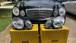 How To Replace Headlight (Bi-Xenon)On W211 Mercedes Benz