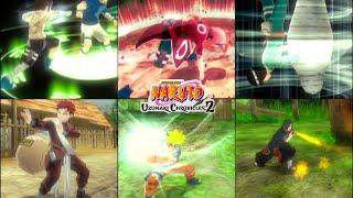 NARUTO UZUMAKI CHRONICLES 2 ALL JUTSUS