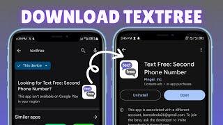 How to Download TextFree on Your Device  Free Texting & Calling App