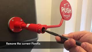 How to replace the Eye shower head without flowfix