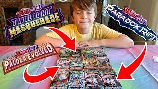 Twilight Paradox Evolved?! Opening packs from the best Scarlet & Violet sets!