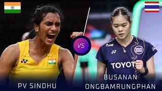 PV Sindhu(IND) vs Busanan Ongbamrungphan(THA) Badminton Match Highlights | Revisit