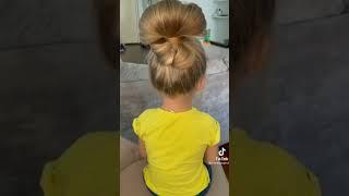 Quick Bun For Little Girls : I Love It 