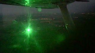 Laser Strikes The Cockpit - Cessna 172