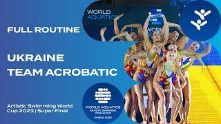 Ukraine claim another gold Watch there full team acrobatic routine!