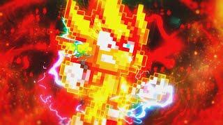 Super Sonic 2/Cyber Super Sonic transformation Sprite Animation